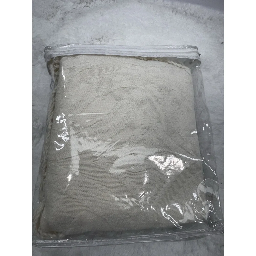 New Vintage Crown Crafts Pillow Sham Wedding Ring Cream Fringe Standard‎ Cottage